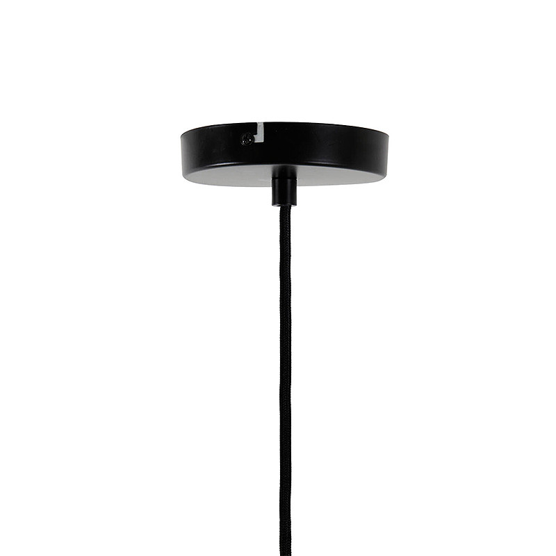 Suspension en verre fumé RAKEL BRONZE ANTIQUE, 2 tailles