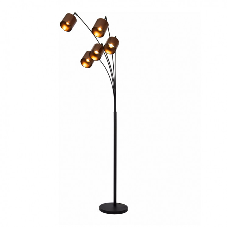 Lampadaire 5 branches RANKOS NOIR