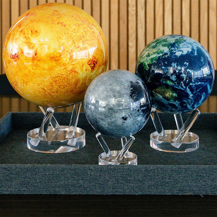 Globe terrestre qui tourne tout seul EARTH AT NIGHT Mova Globes