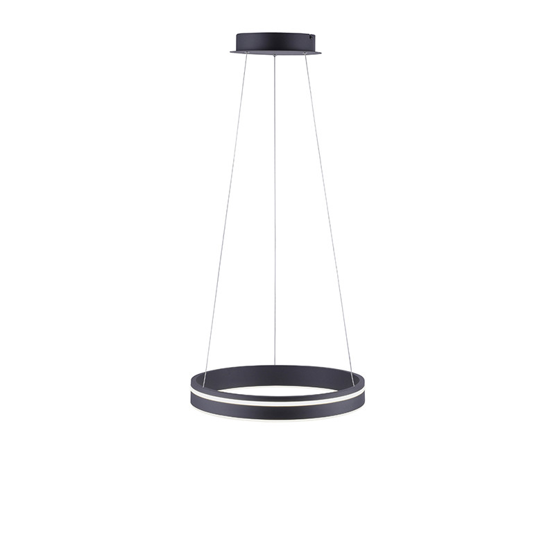 Suspension circulaire led Q-VITO ANTHRACITE, 3 diamètres