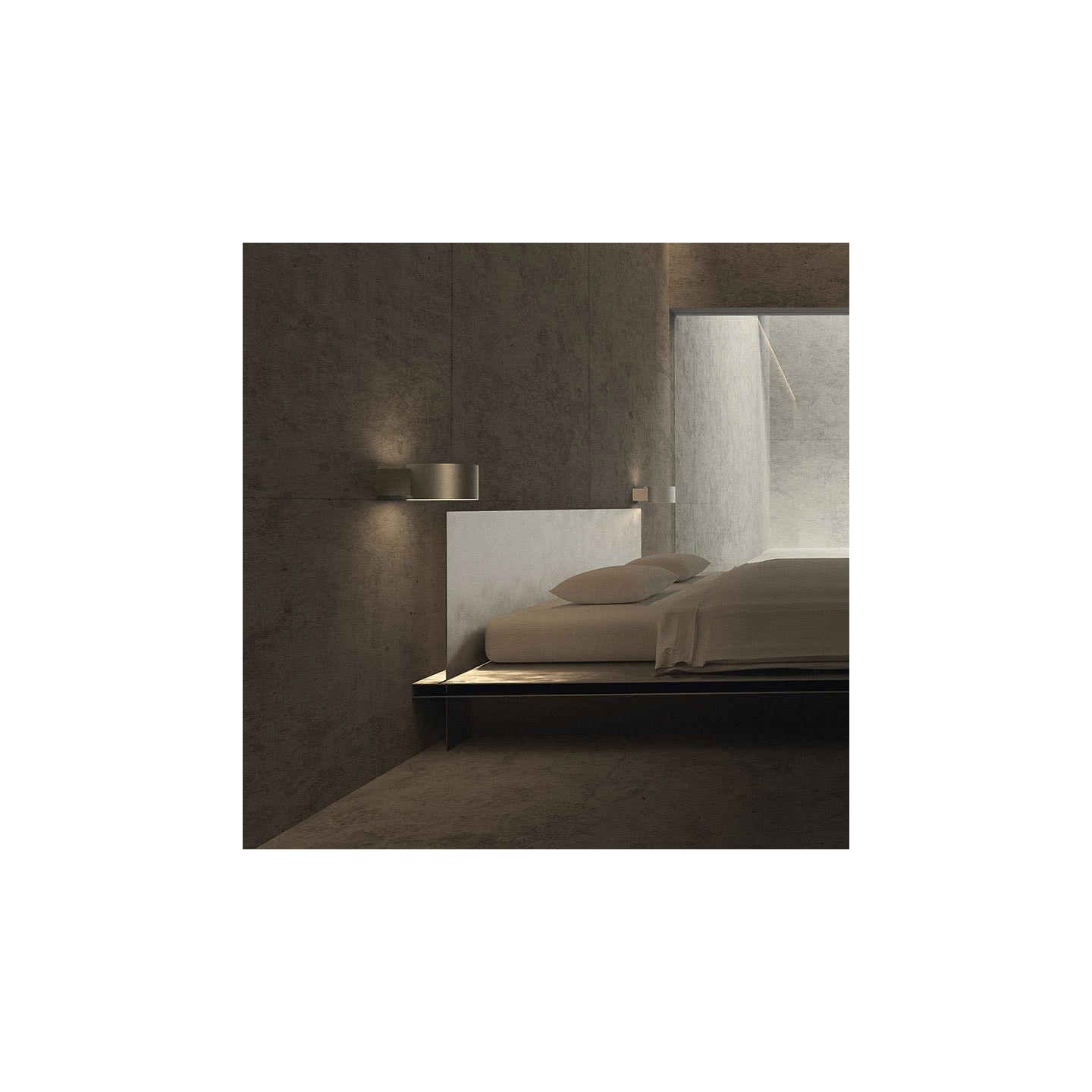 Applique murale double faisceau intérieur PURE CLIPSE, 3 coloris