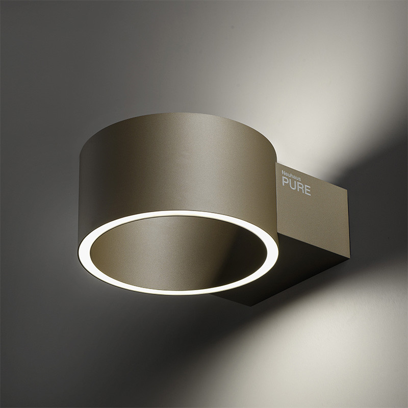 Applique murale double faisceau intérieur PURE CLIPSE, 3 coloris