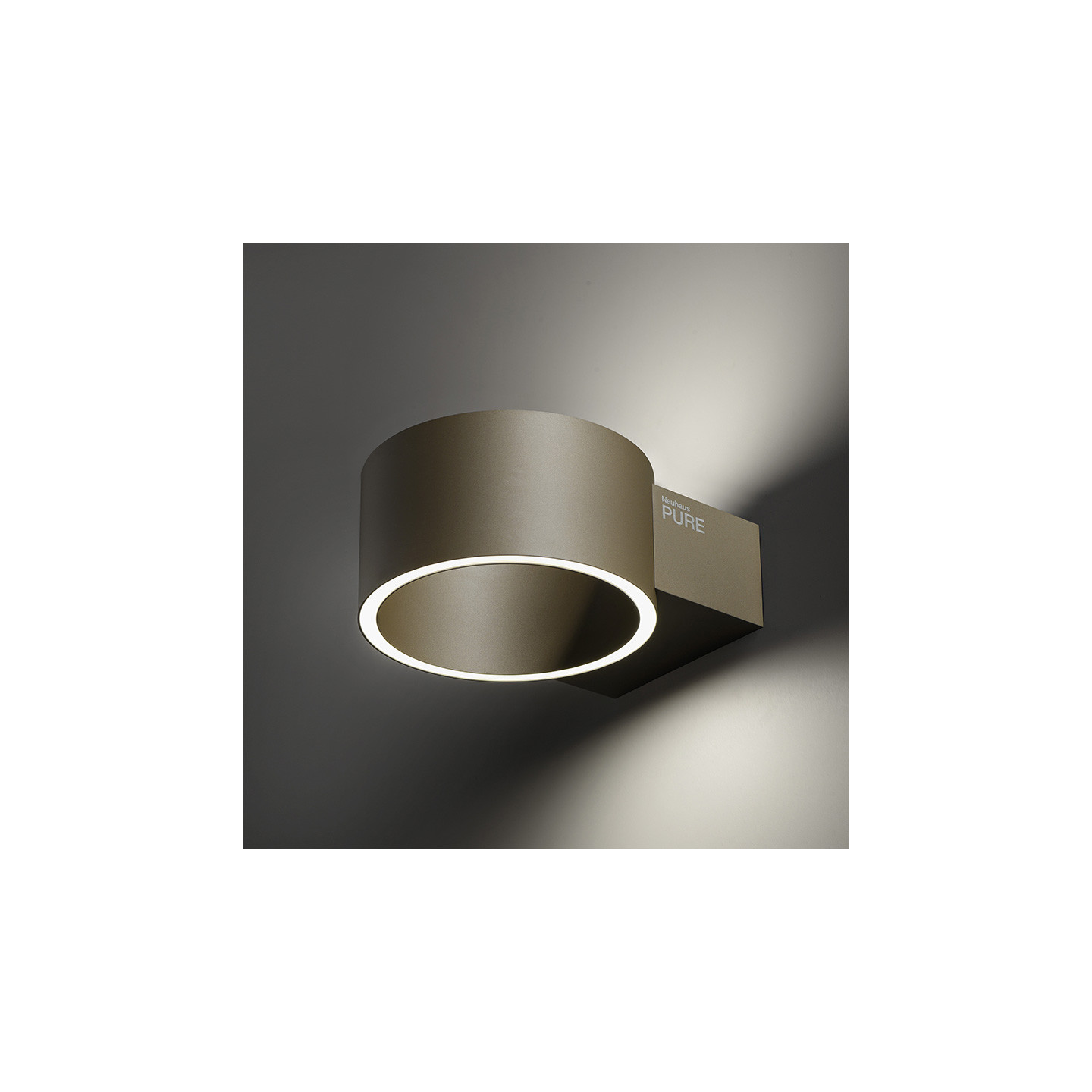Applique murale double faisceau intérieur PURE CLIPSE, 3 coloris