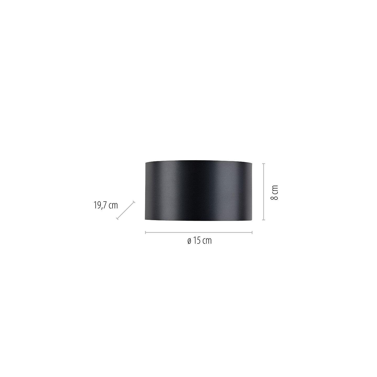 Applique murale double faisceau intérieur PURE CLIPSE, 3 coloris