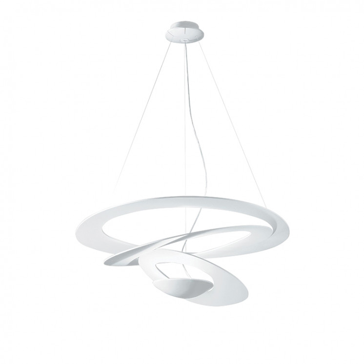 Suspension design salle à manger PIRCE LED 3000K, blanc ou or, 3 tailles Artemide