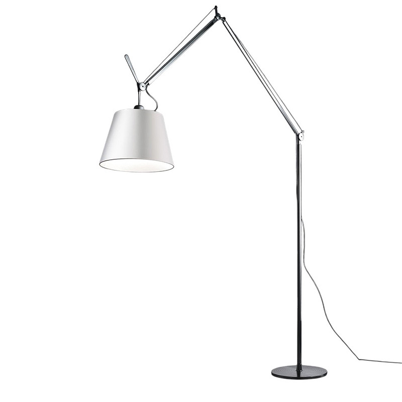 Lampadaire design sur pied TOLOMEO MEGA FLOOR noir ou aluminium Artemide