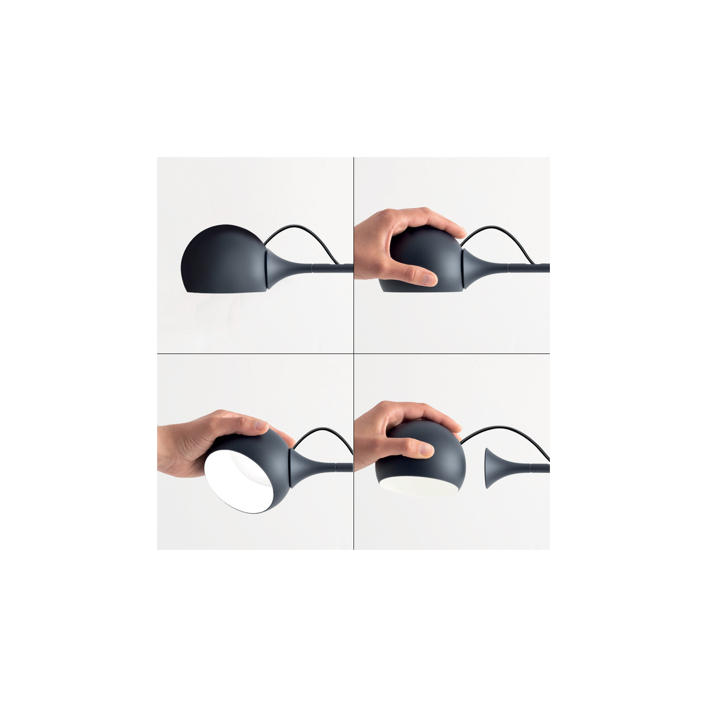 Lampe design de bureau IXA, 4 coloris Artemide