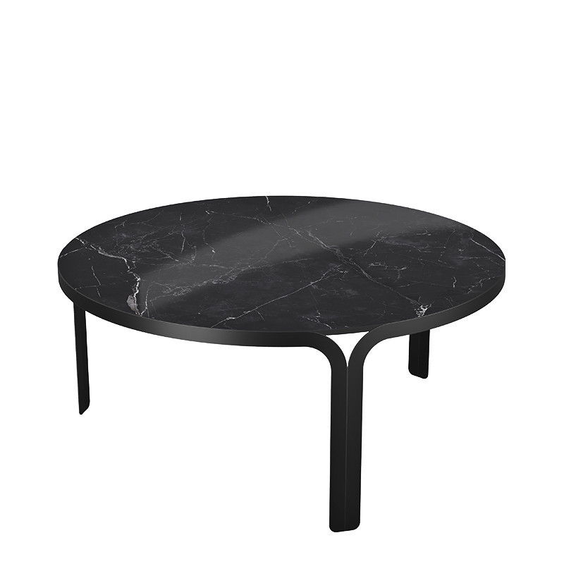 Table basse en céramique MADURA Ø90 x 40 cm, 9 finitions de plateaux Akante