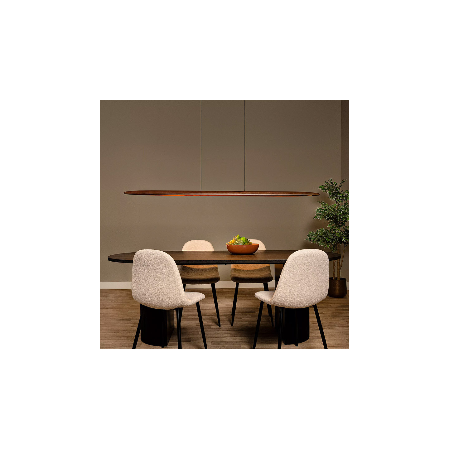 Lustre bois design LANGHOLT