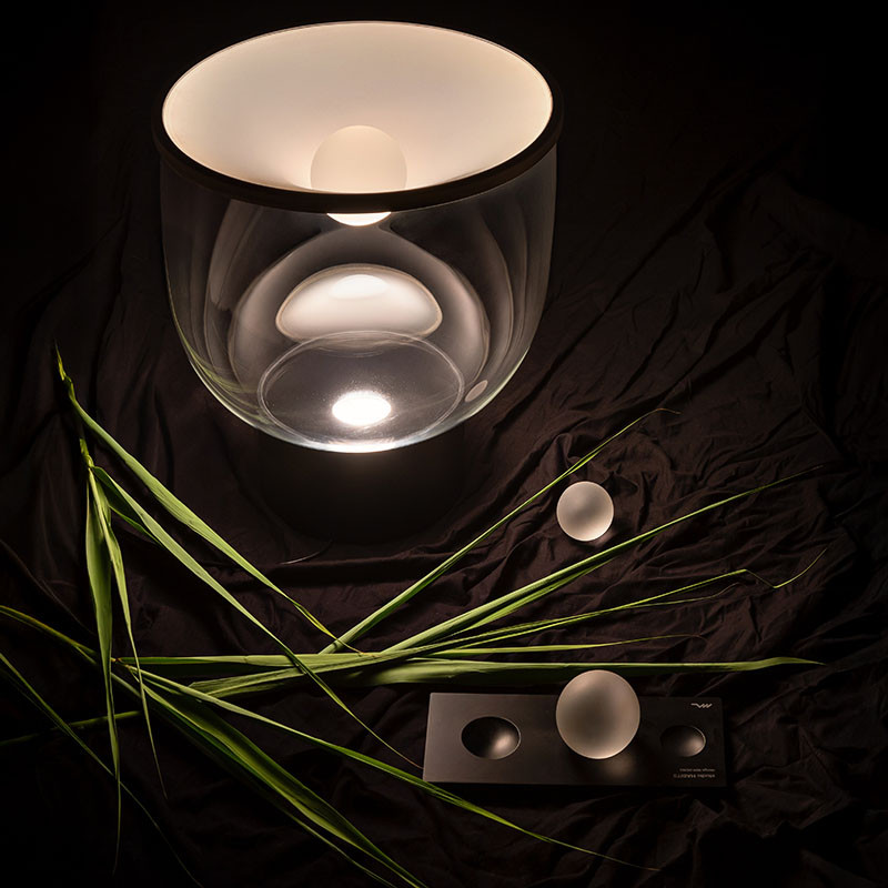 Lampe à pose design luxe GRAMMOLUCE Martinelli Luce