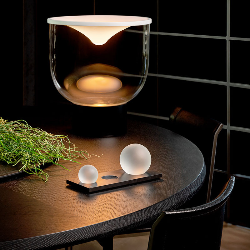 Lampe à pose design luxe GRAMMOLUCE Martinelli Luce