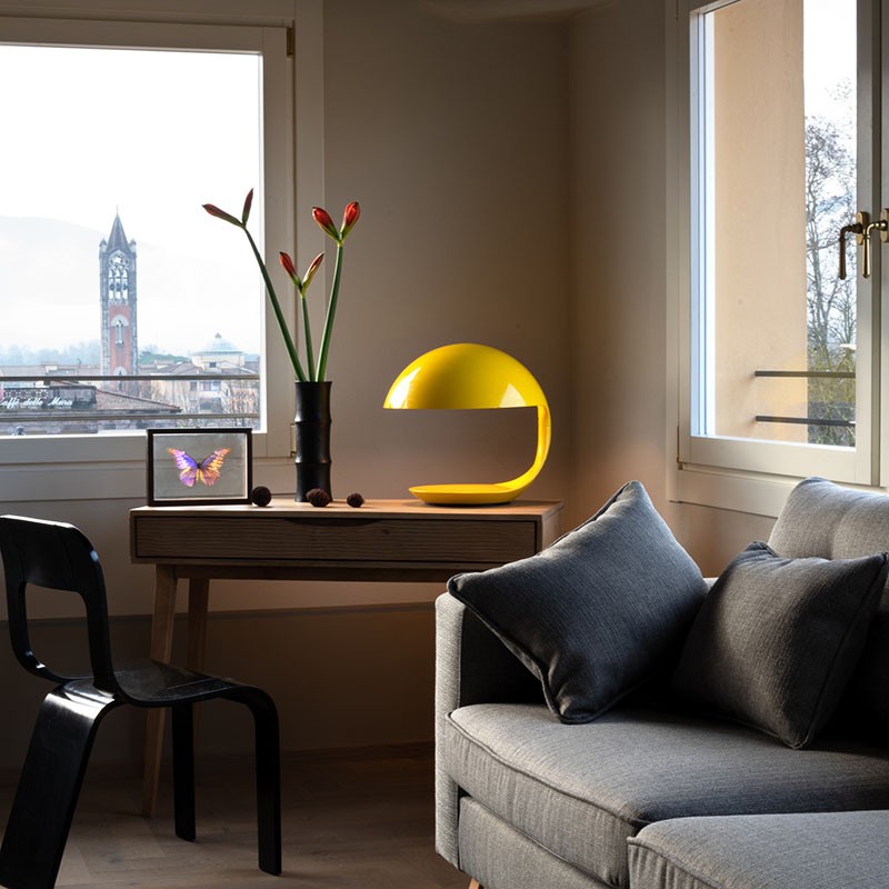 Lampe à poser design salon COBRA 100 Martinelli Luce