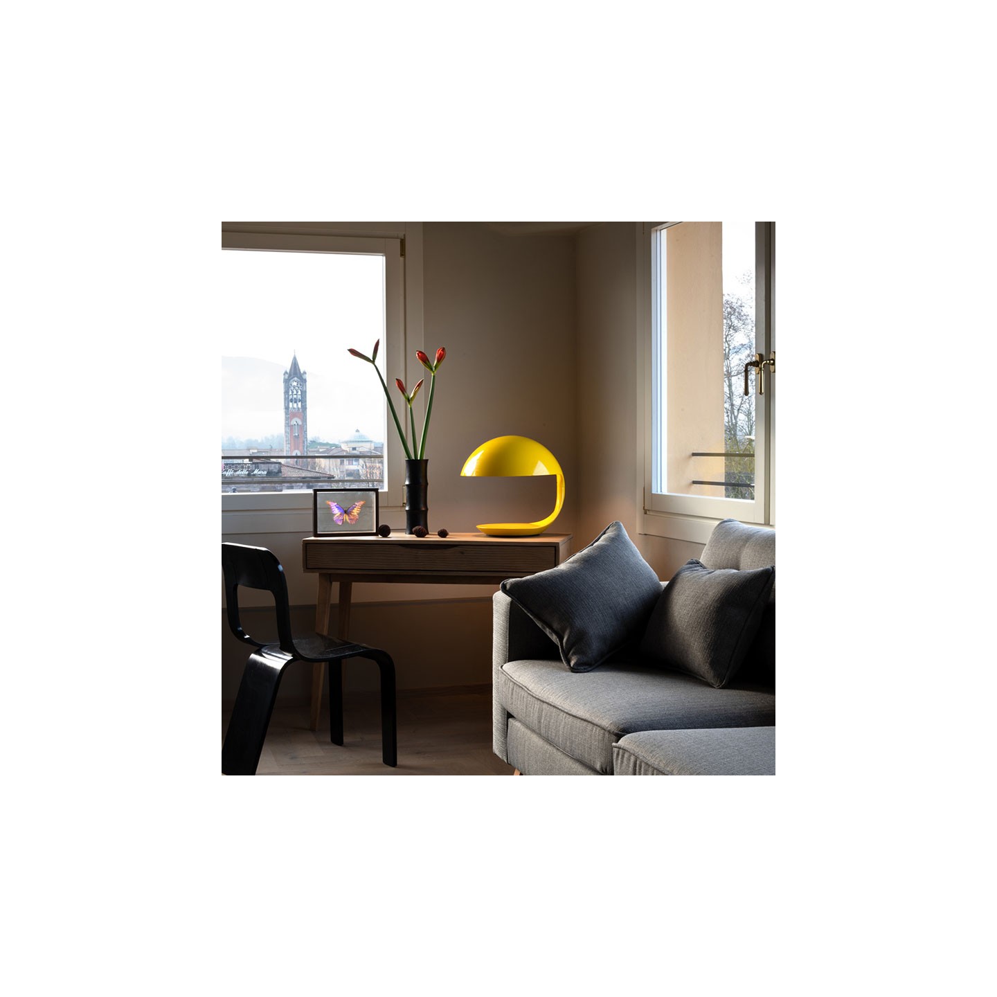 Lampe à poser design salon COBRA 100 Martinelli Luce