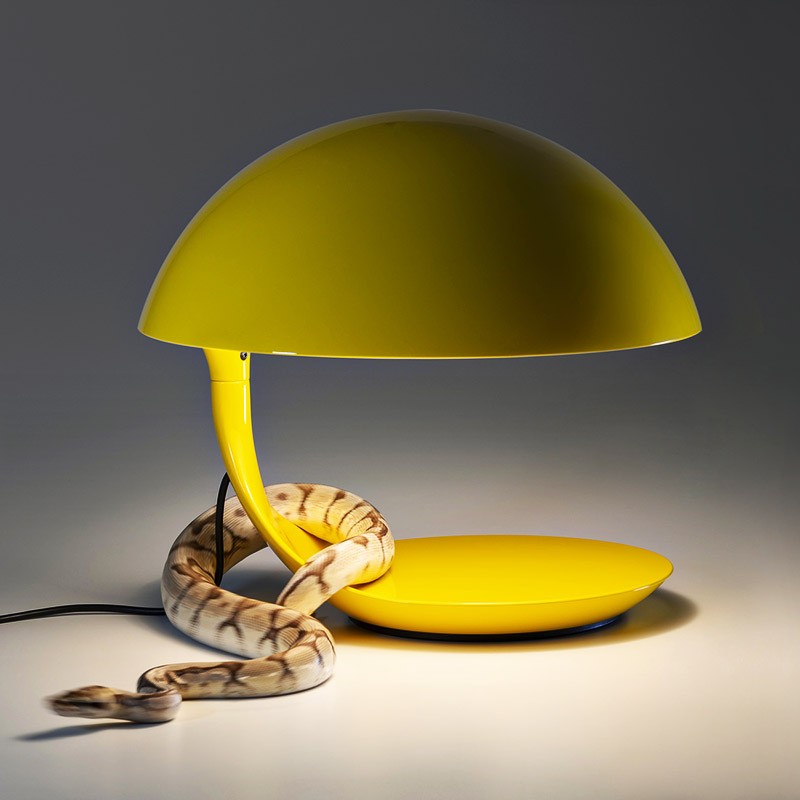 Lampe à poser design salon COBRA 100 Martinelli Luce