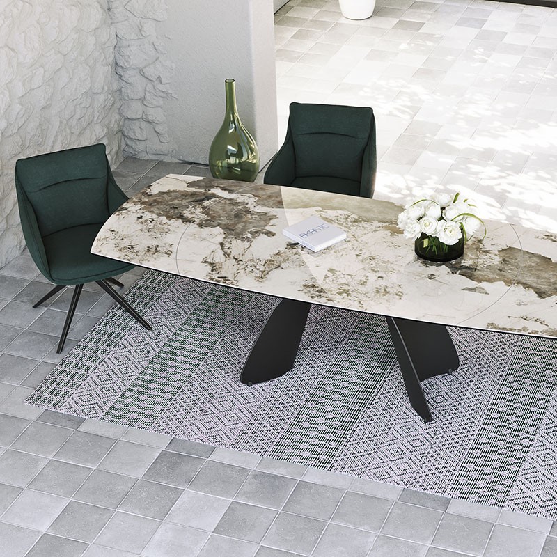 Table en céramique extensible MODENA 120 à 180 cm, 12 finitions
