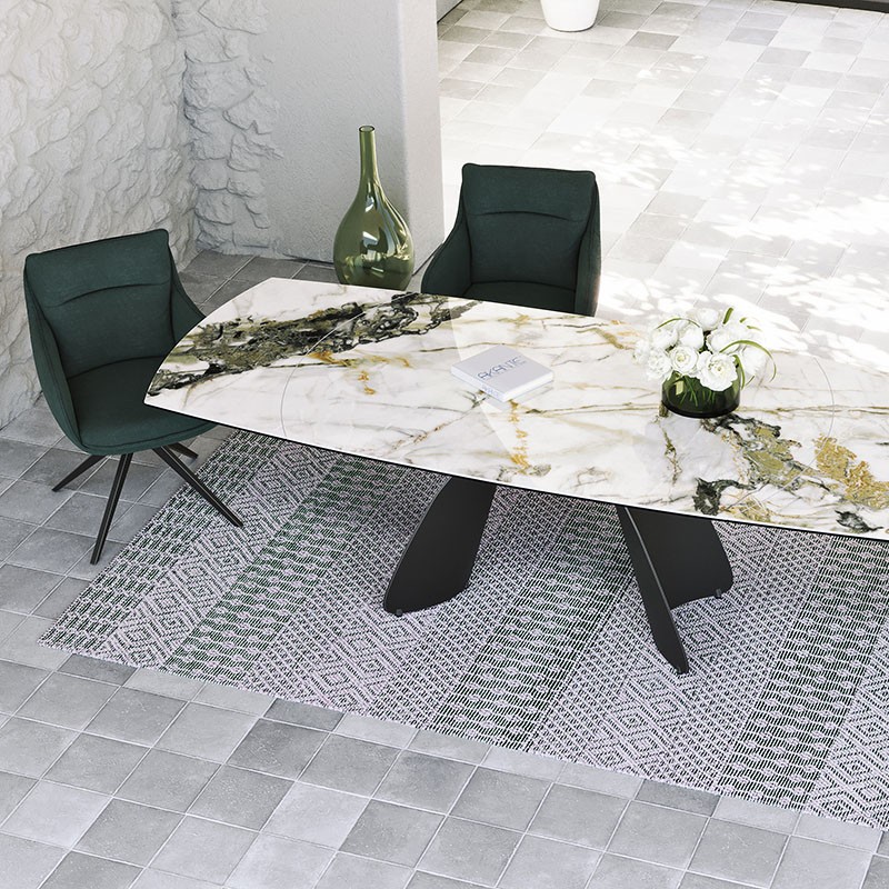 Table en céramique extensible MODENA 120 à 180 cm, 12 finitions