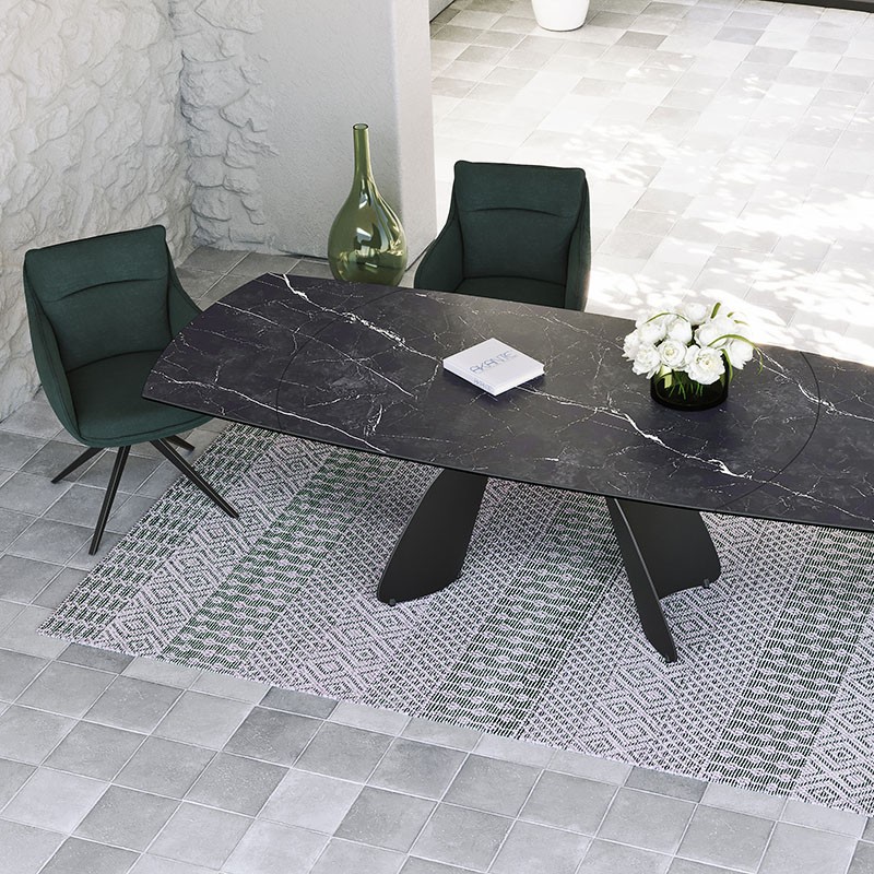 Table en céramique extensible MODENA 120 à 180 cm, 12 finitions