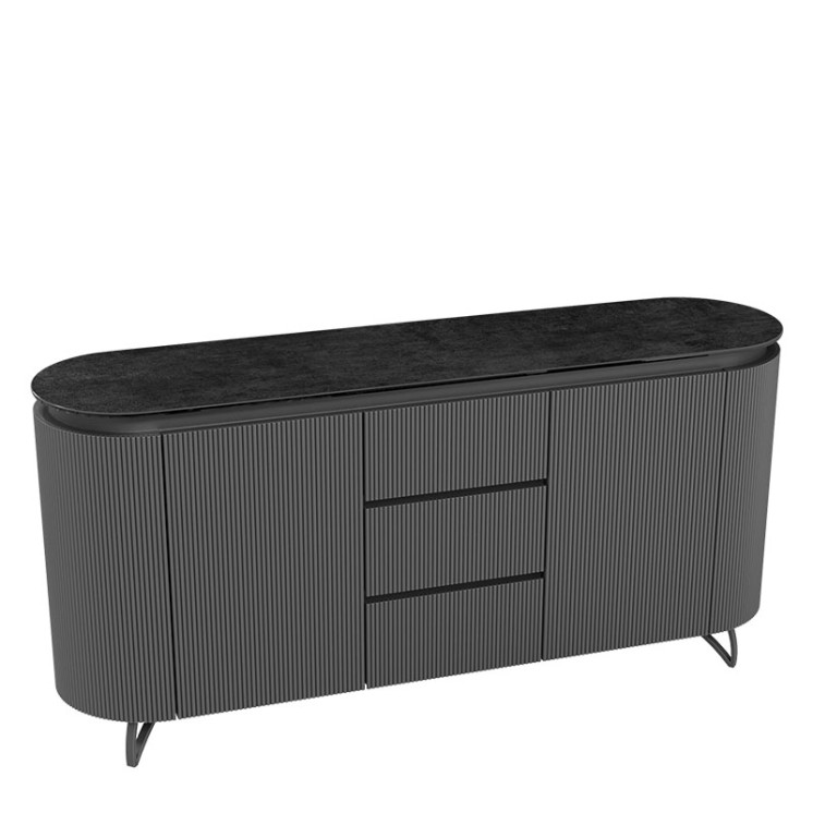 Buffet meuble COLUMBUS, 7 finitions de plateaux en céramique