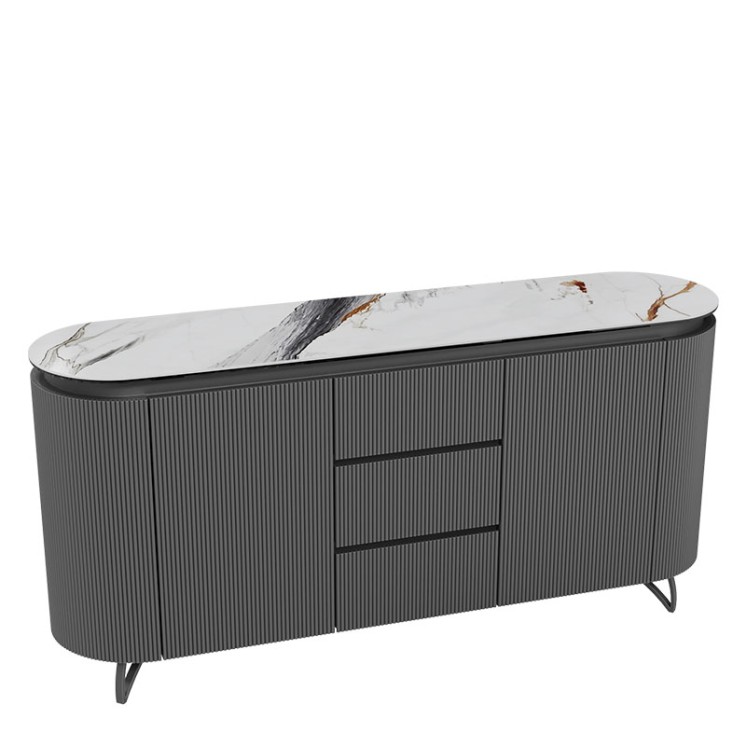 Buffet meuble COLUMBUS, 7 finitions de plateaux en céramique