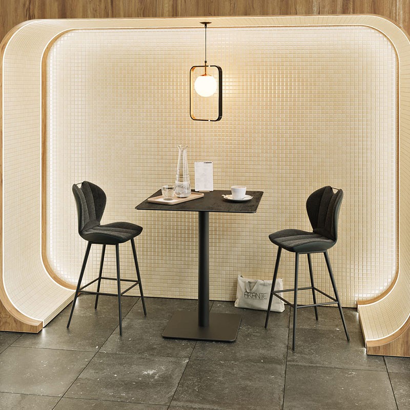 Tabouret de bar tournant NEW JERSEY assise 65 cm, 7 coloris