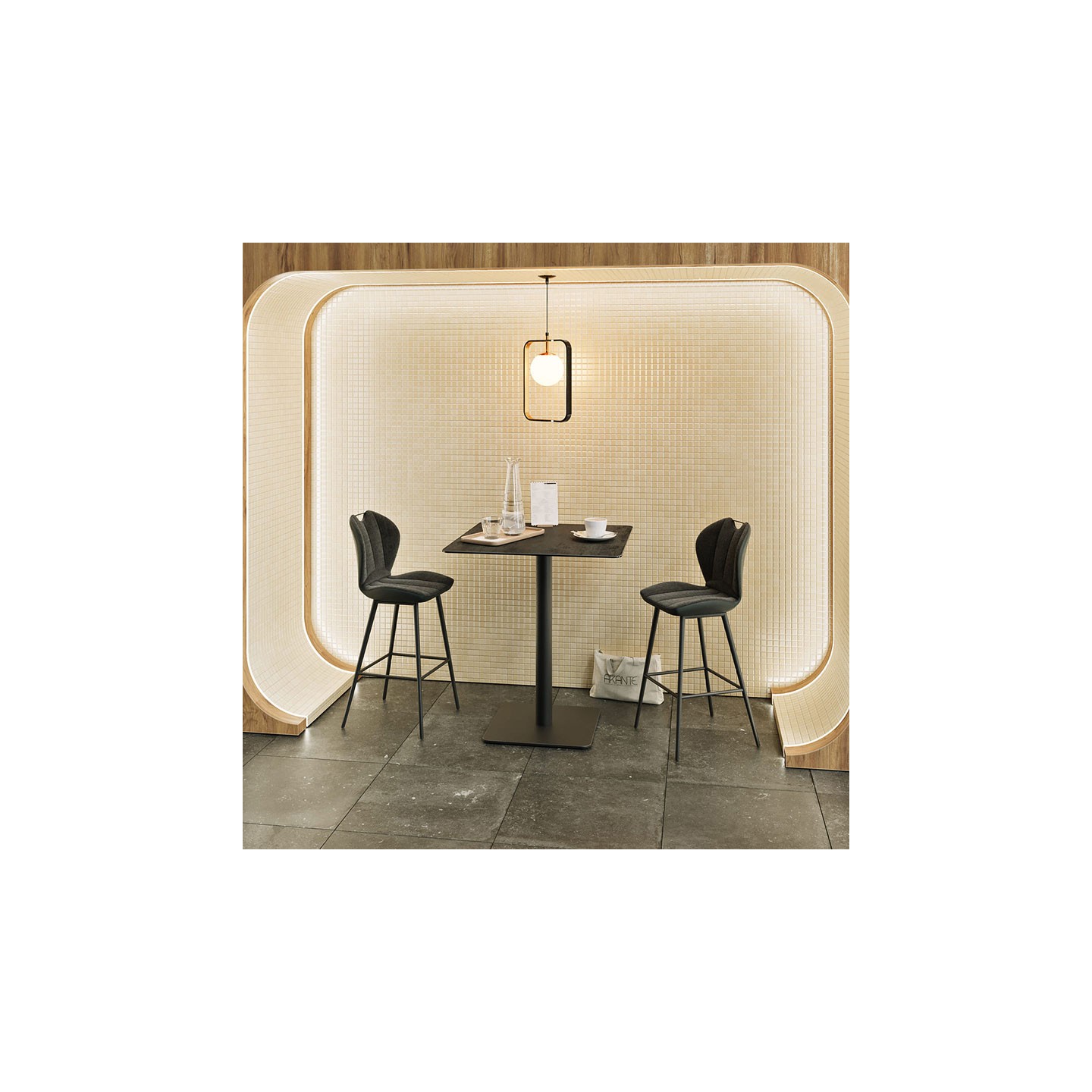 Tabouret de bar tournant NEW JERSEY assise 65 cm, 7 coloris