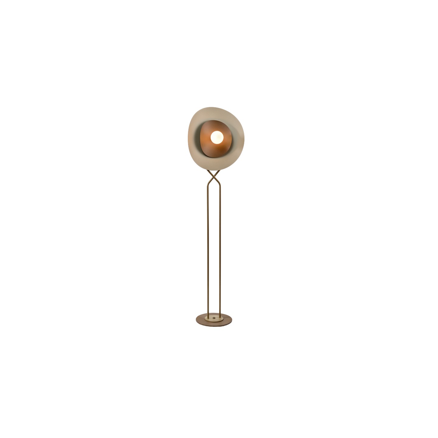 Lampadaire design salon DUNE, 4 coloris