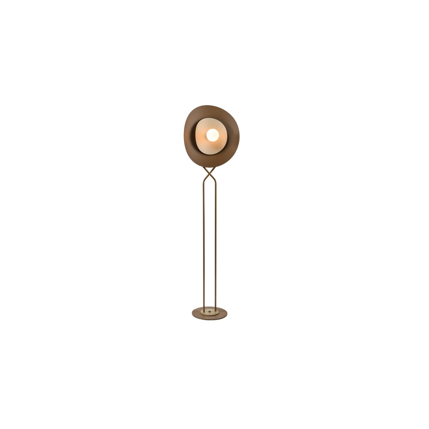 Lampadaire design salon DUNE, 4 coloris