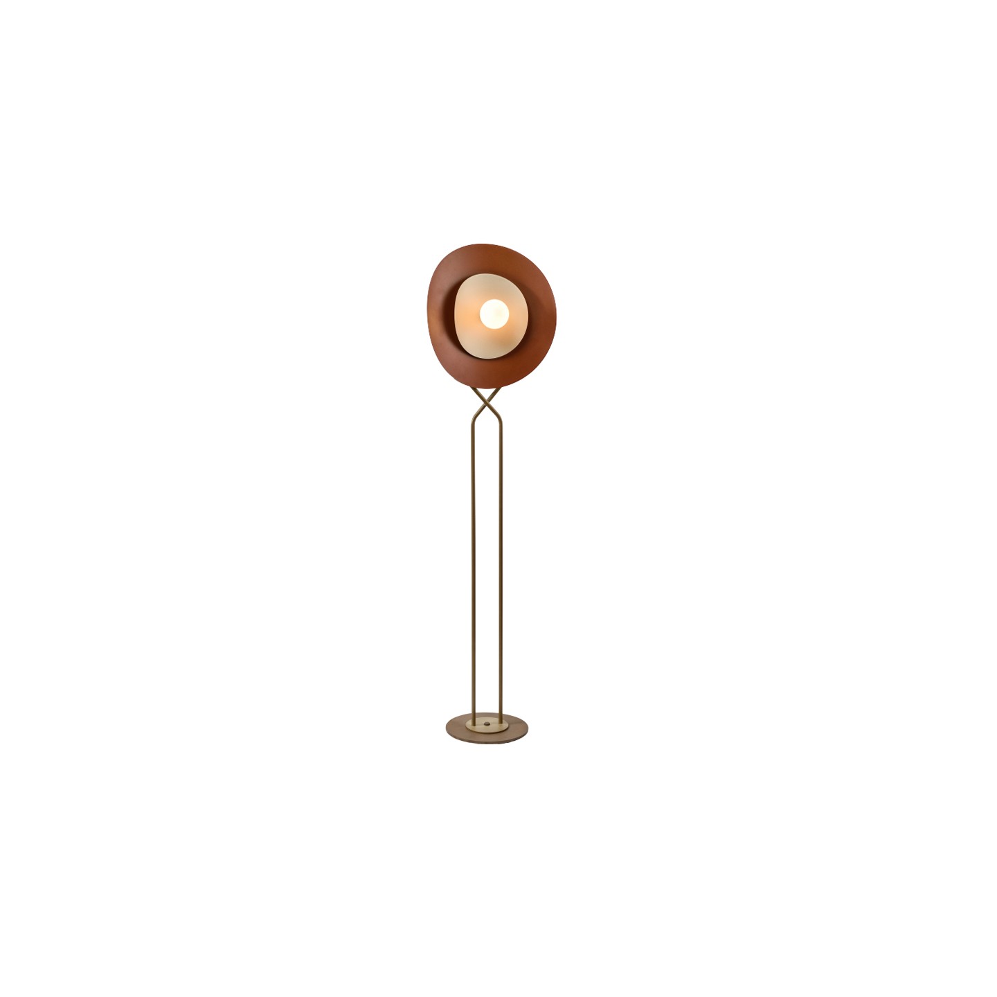 Lampadaire design salon DUNE, 4 coloris