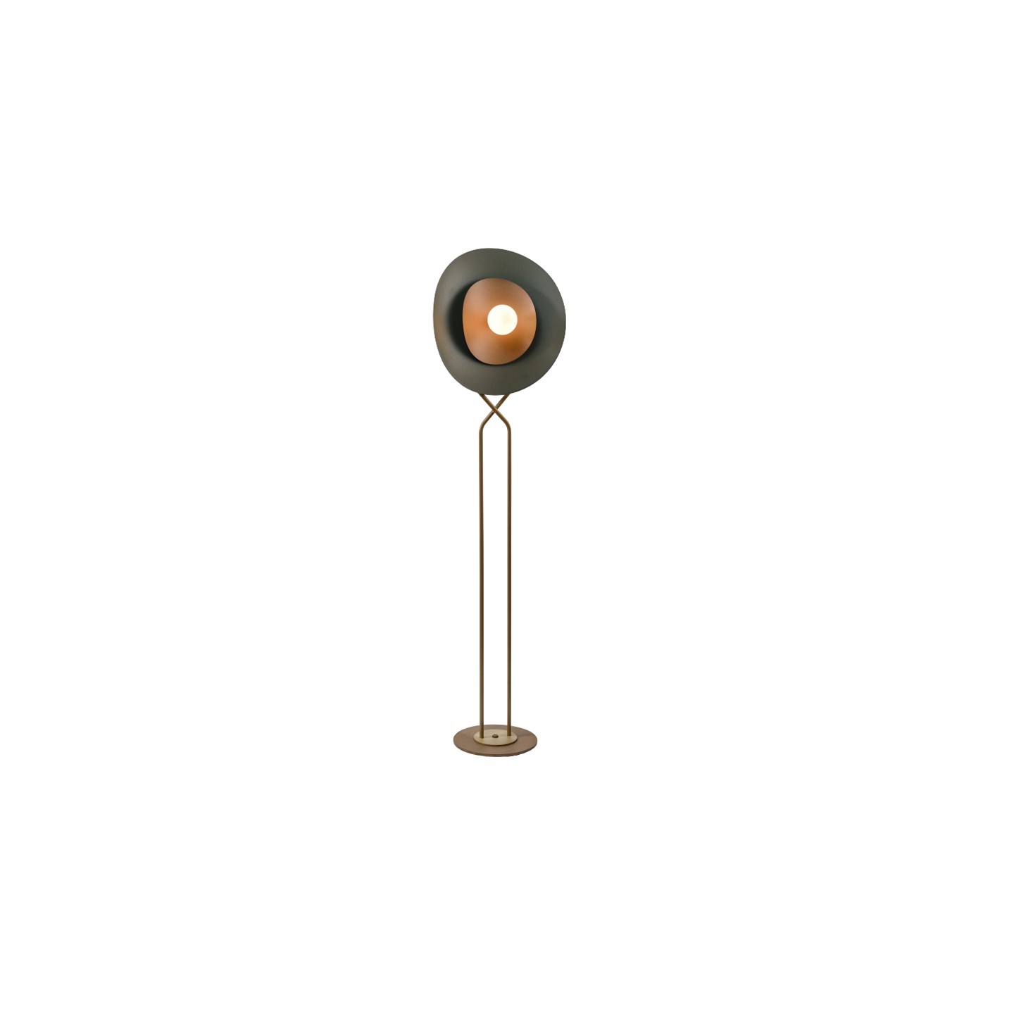 Lampadaire design salon DUNE, 4 coloris