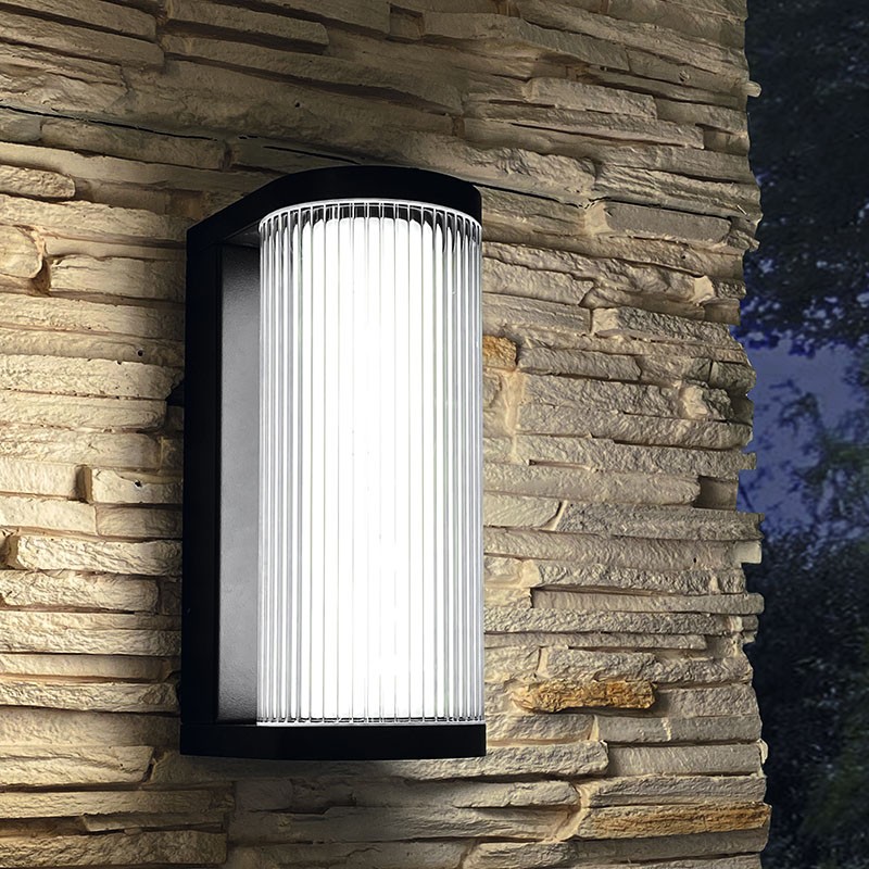 Applique murale extérieur étanche GANT, noir ou corten