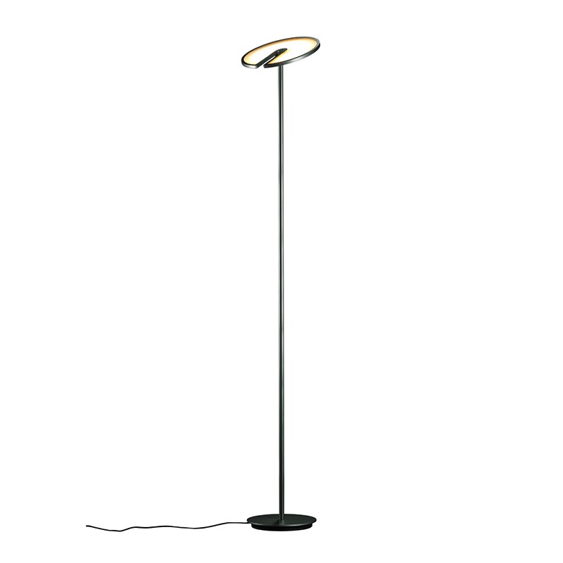 Lampadaire design de salon NAXOS, 5 finitions Holtkotter