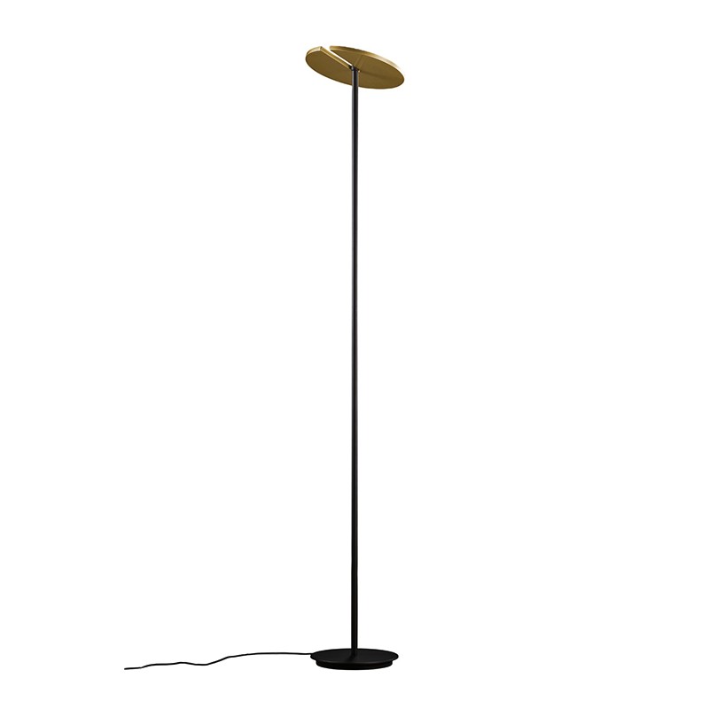 Lampadaire design de salon NAXOS, 5 finitions Holtkotter