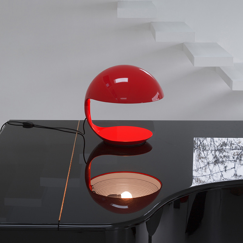 Lampe à poser design COBRA, 4 coloris Martinelli Luce