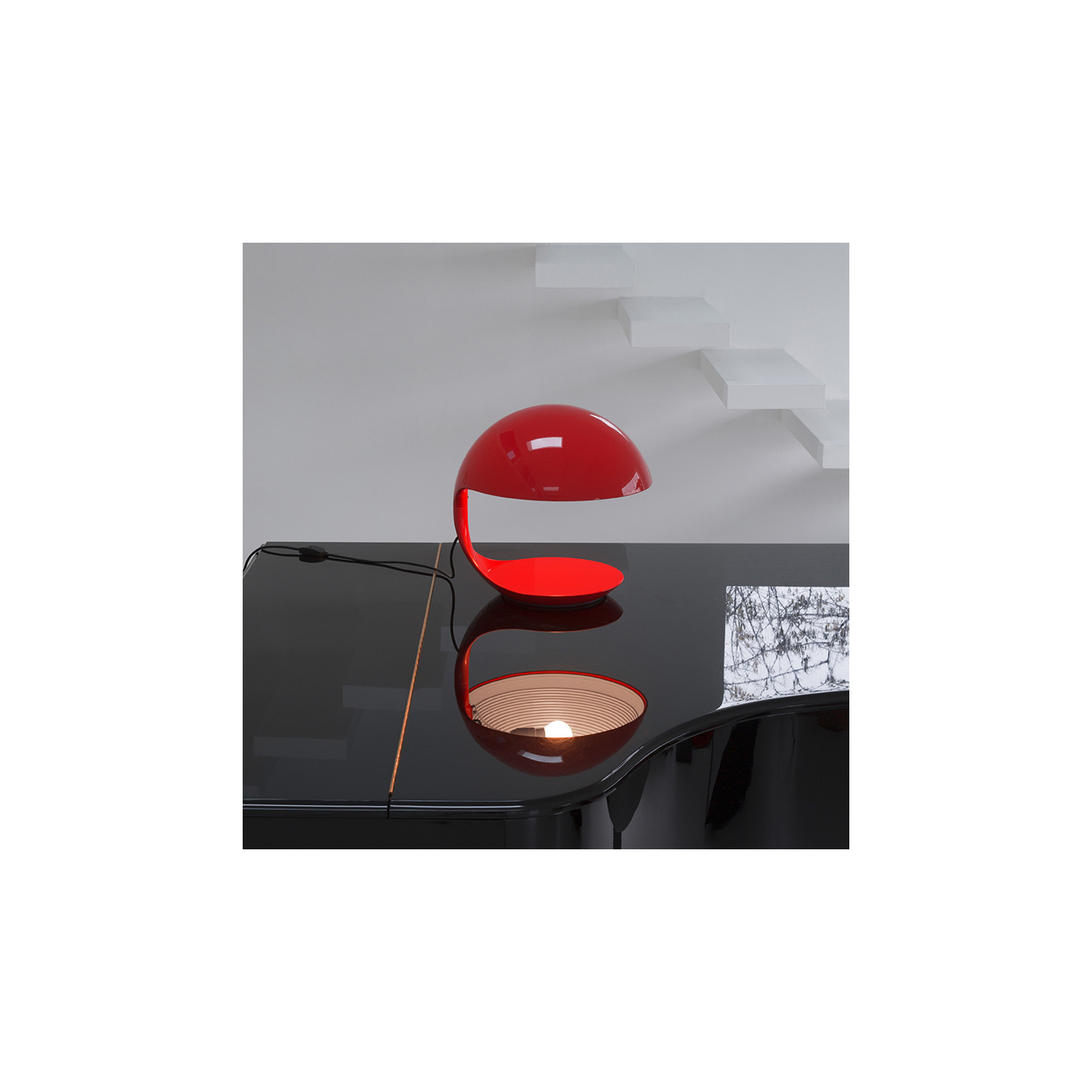 Lampe à poser design COBRA, 4 coloris Martinelli Luce