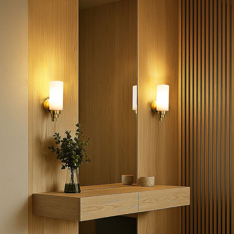 Applique Art Déco verre SCALA, 4 finitions CVL Manufacture