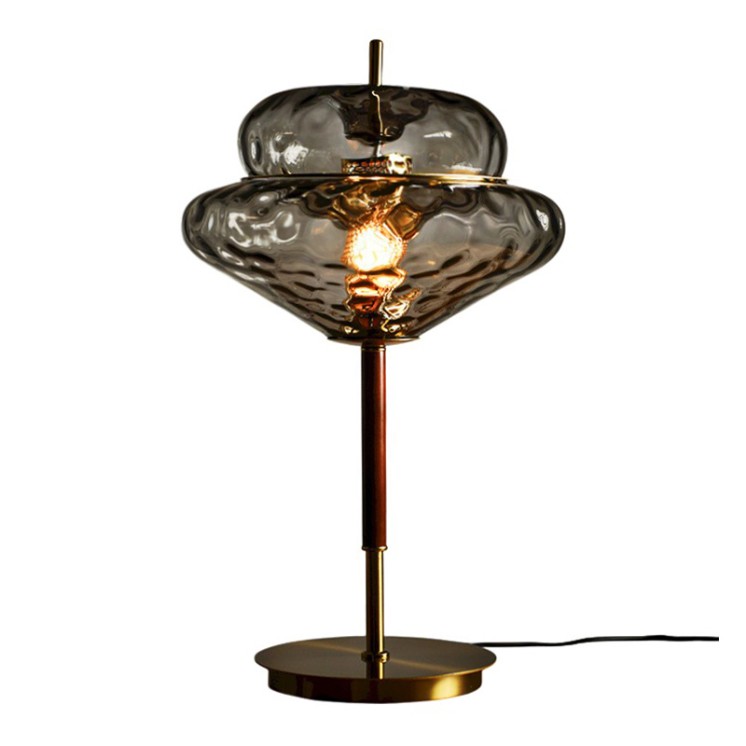 Lampe à poser en verre coloré OSANA, 2 coloris