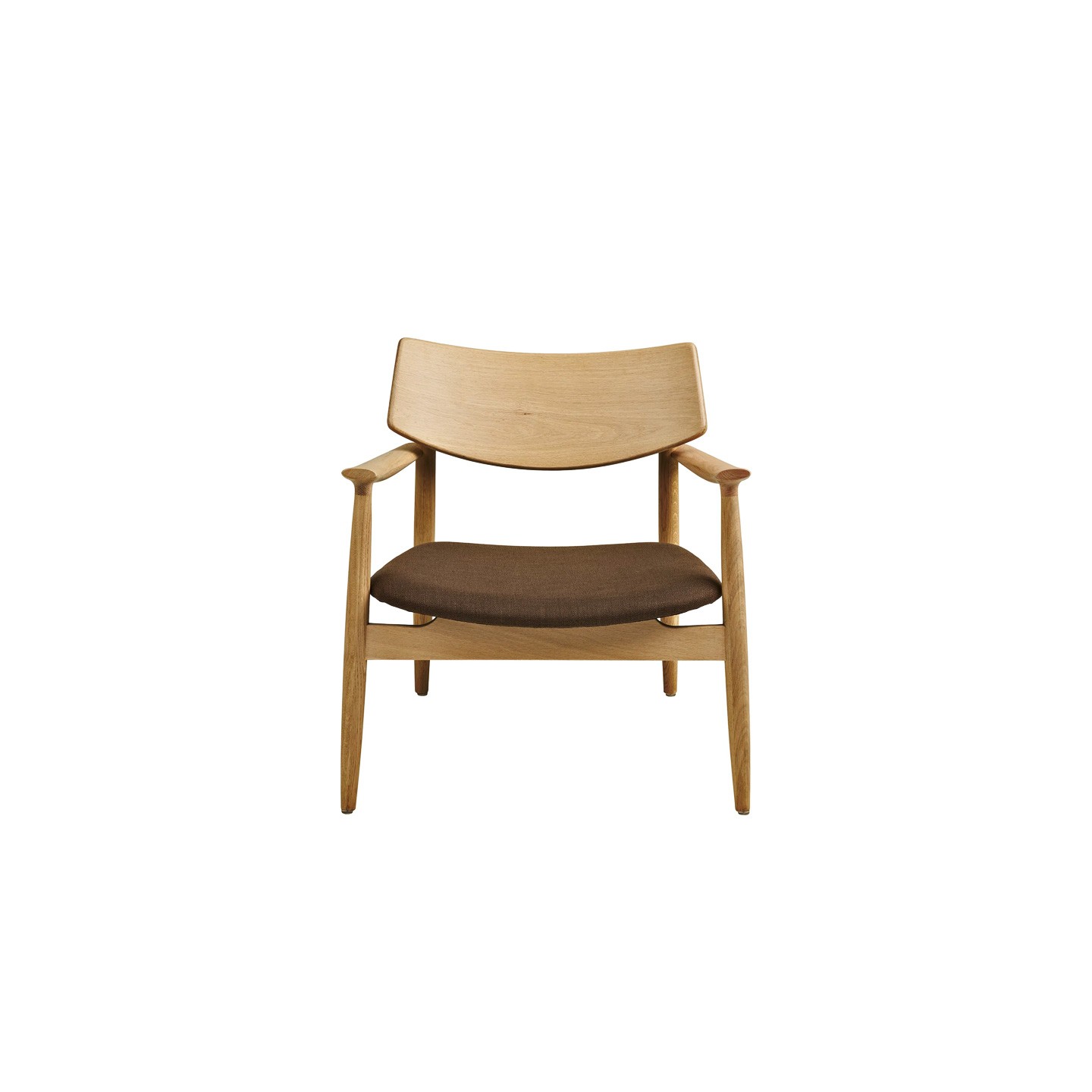 Fauteuil chêne OLVERA avec assise en tissu