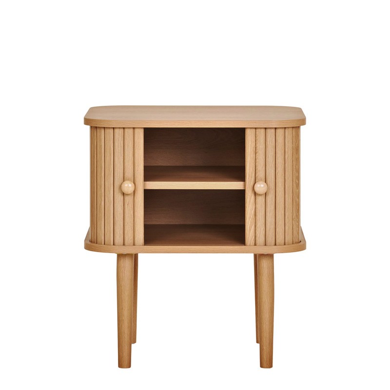 Table d'appoint NIKKO à portes coulissantes