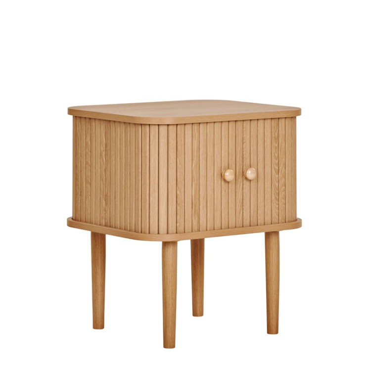 Table d'appoint NIKKO à portes coulissantes