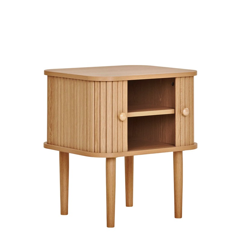 Table d'appoint NIKKO à portes coulissantes