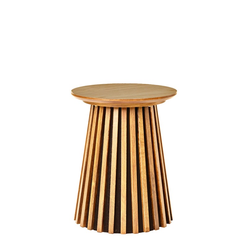 Table d'appoint en bois OSAKA, chêne naturel ou fumé