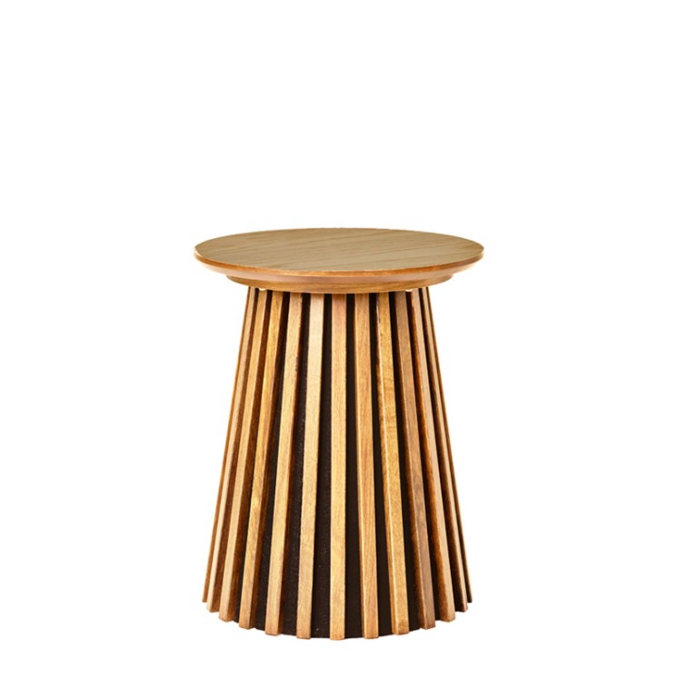 Table d'appoint en bois OSAKA, chêne naturel ou fumé