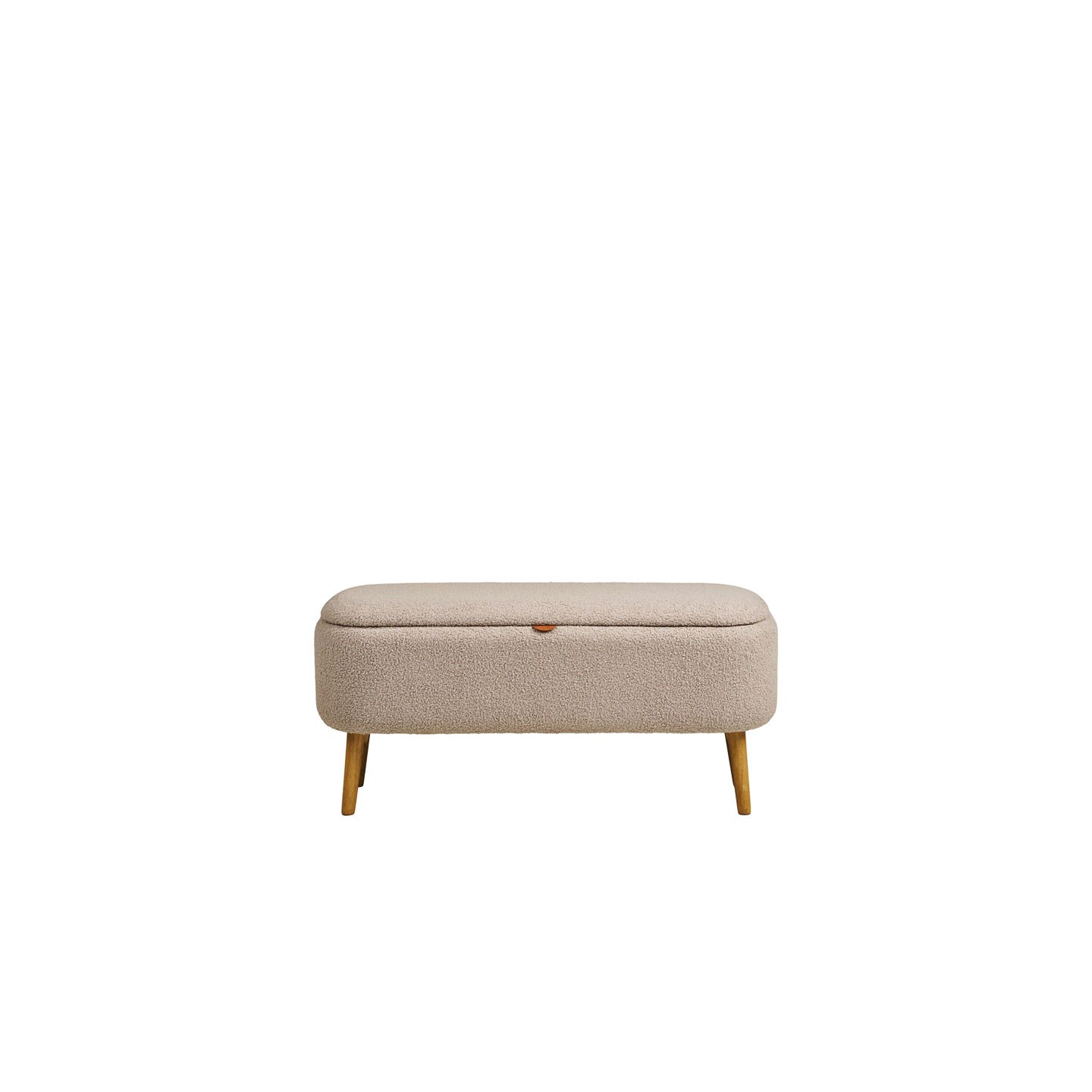 Meuble banc rangement HARLOW beige