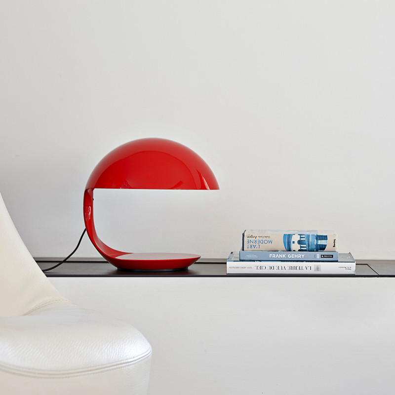 Lampe à poser design COBRA, 4 coloris Martinelli Luce