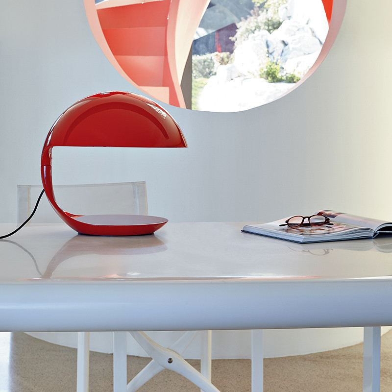 Lampe à poser design COBRA, 4 coloris Martinelli Luce