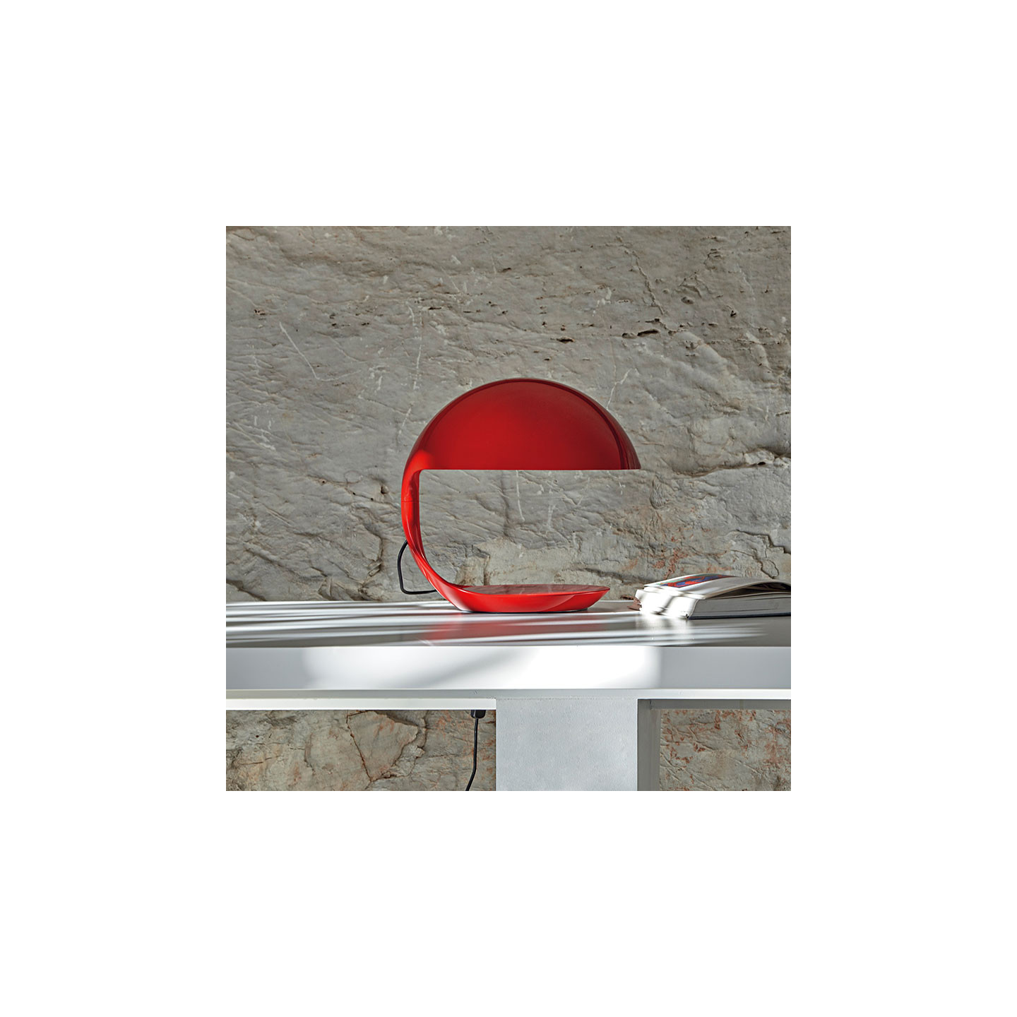 Lampe à poser design COBRA, 4 coloris Martinelli Luce