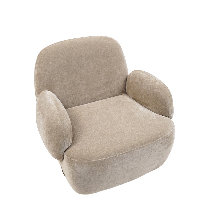 Fauteuil salon beige ORIANE