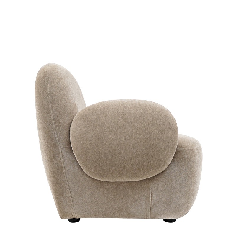 Fauteuil salon beige ORIANE