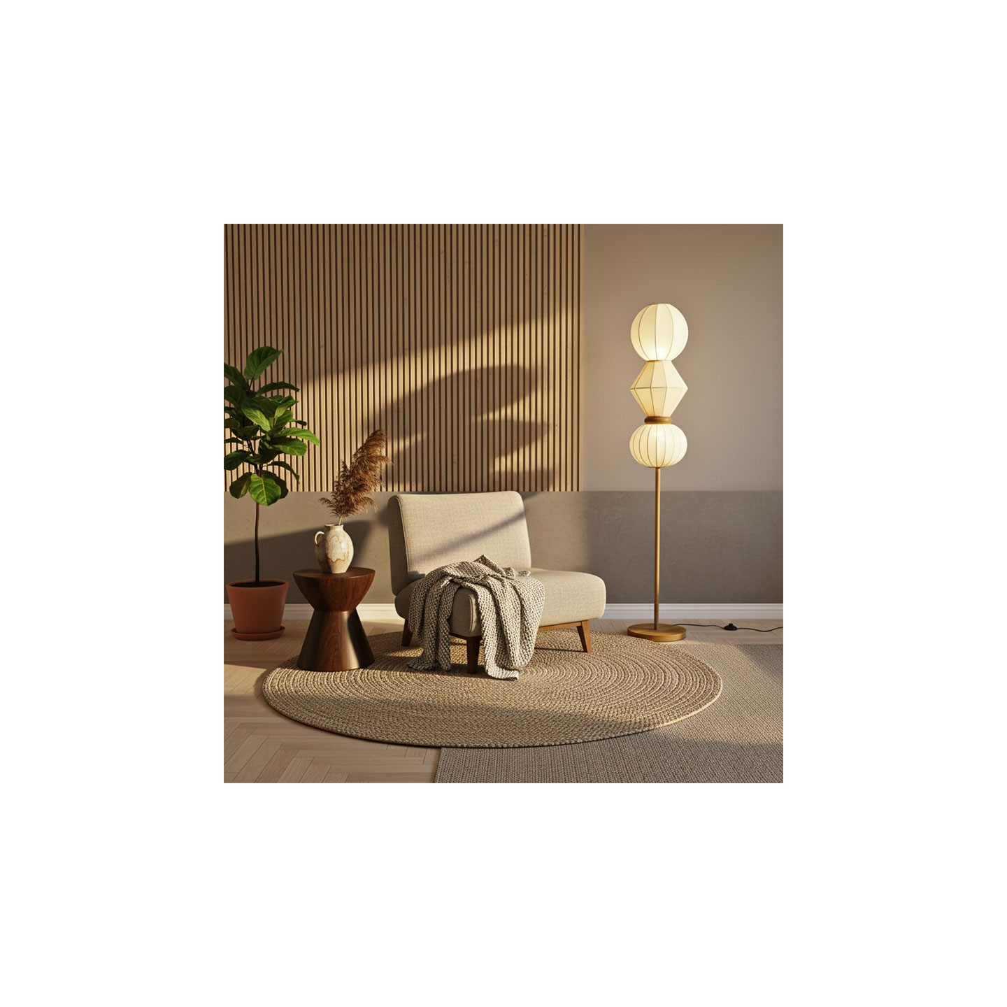 Lampadaire avec abat-jour DONOVA