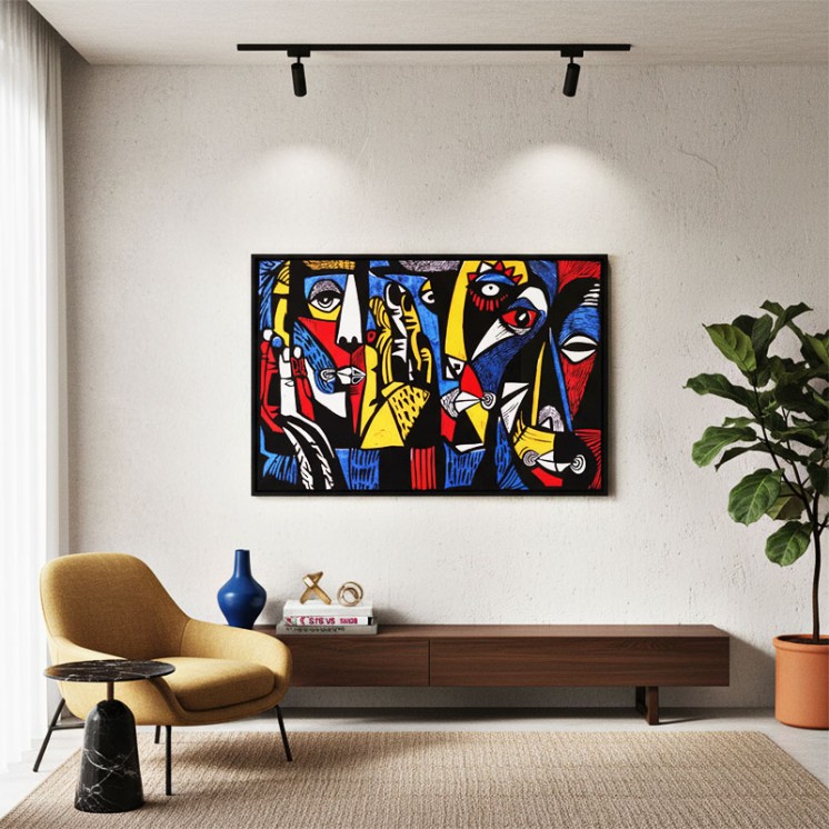 Tableau pop art grand format ARTE